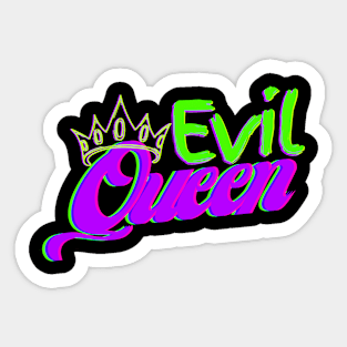 Neon Royal Family Series - Evil Queen Sticker